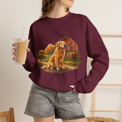 Golden Retriever Sweater Weather Sweatshirt