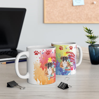 Emotional Support Human for my Boxer Coffee Mug
