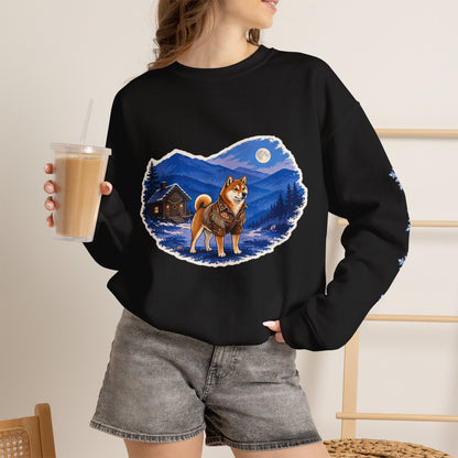 Shiba Inu Smoky Mountain Christmas Sweatshirt