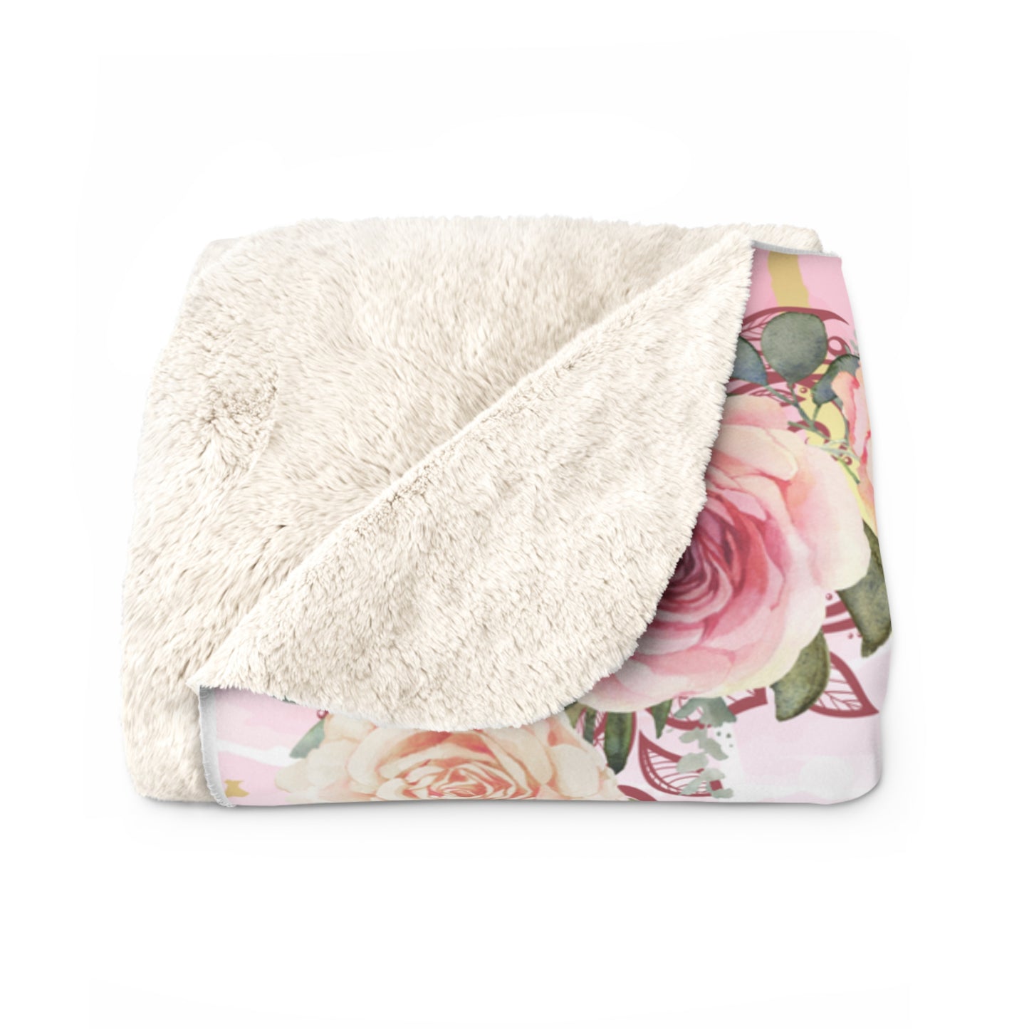 Teacup Bichon Frise Sherpa Fleece Blanket