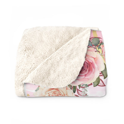 Teacup Bichon Frise Sherpa Fleece Blanket