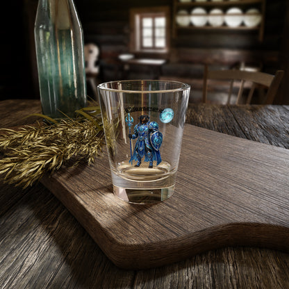 Cancer Zodiac Rottweiler Shot Glass – Mythic Neptune Knight Abyssal Dog Art Barware