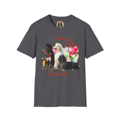 Afghan Hound Emotional Support Human T-shirt