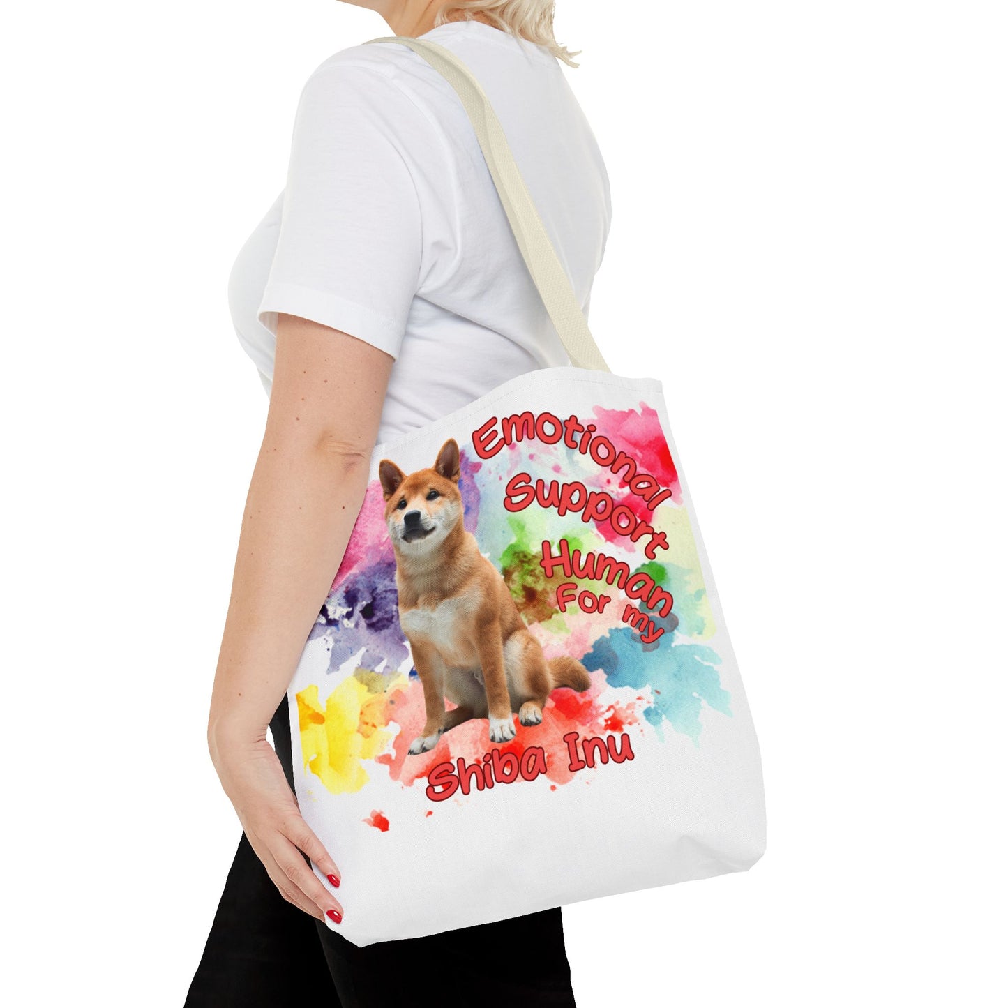 Emotional Support Human for my Shiba Inu Totebag