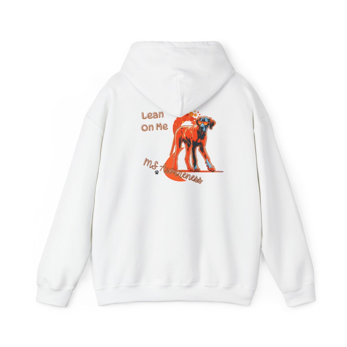 Great Dane "Lean on Me" MS Awareness Hoodie