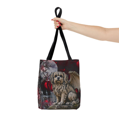 Maltese Angelic Gargoyle Protector Tote Bag