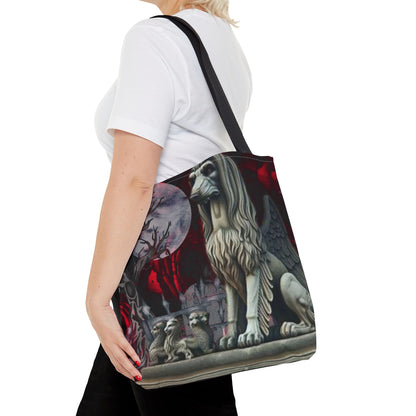 Afghan Hound Angelic Gargoyle Protector Tote Bag
