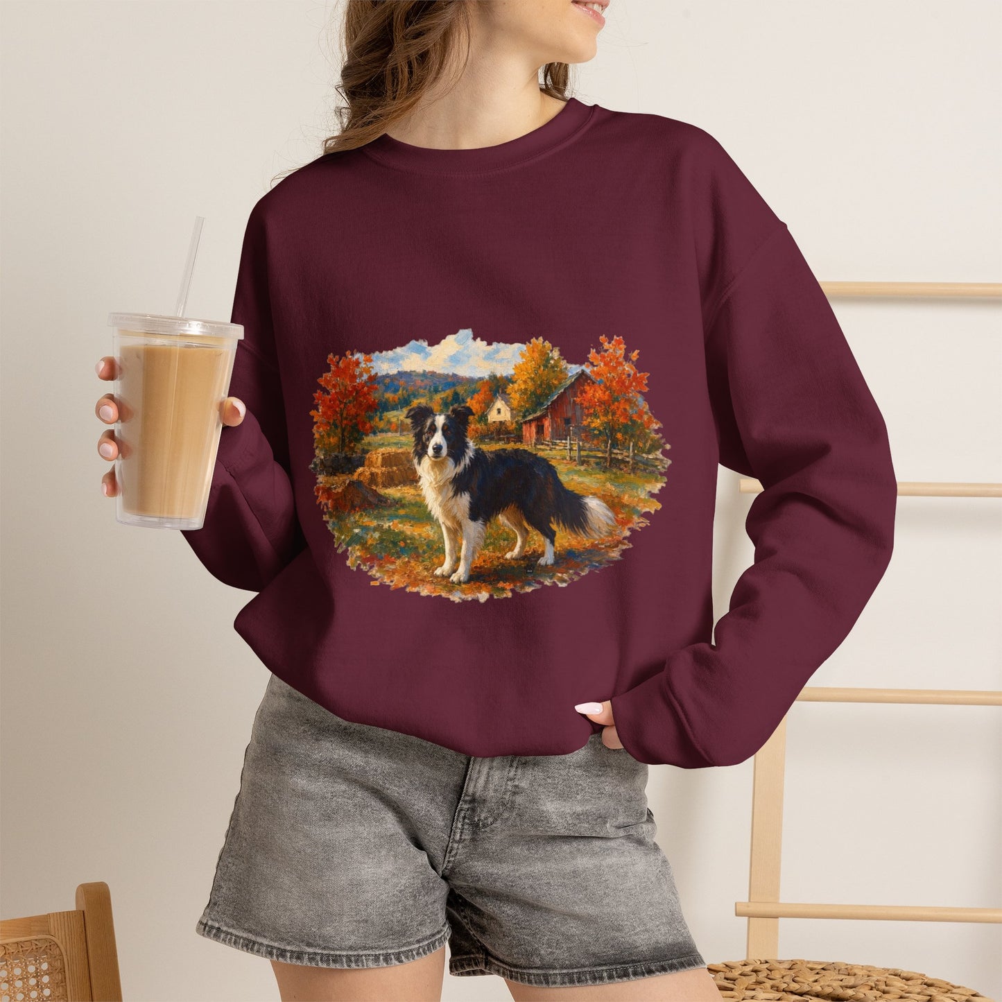 Border Collie Sweater Weather Sweatshirt