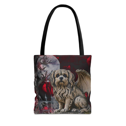 Maltese Angelic Gargoyle Protector Tote Bag