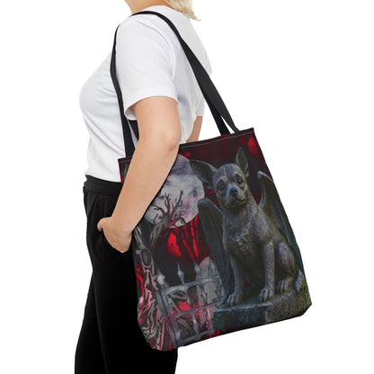 Chihuahua Angelic Gargoyle Protector Tote Bag