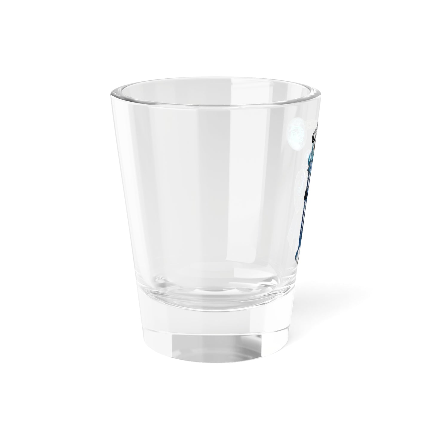 Cancer Zodiac Rottweiler Shot Glass – Mythic Neptune Knight Abyssal Dog Art Barware