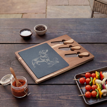 Dachshund Lover Engraved Charcuterie Board, Personalized Serving Platter