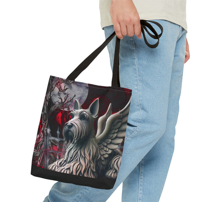 Scottish terrier Gargoyle Tote Bag