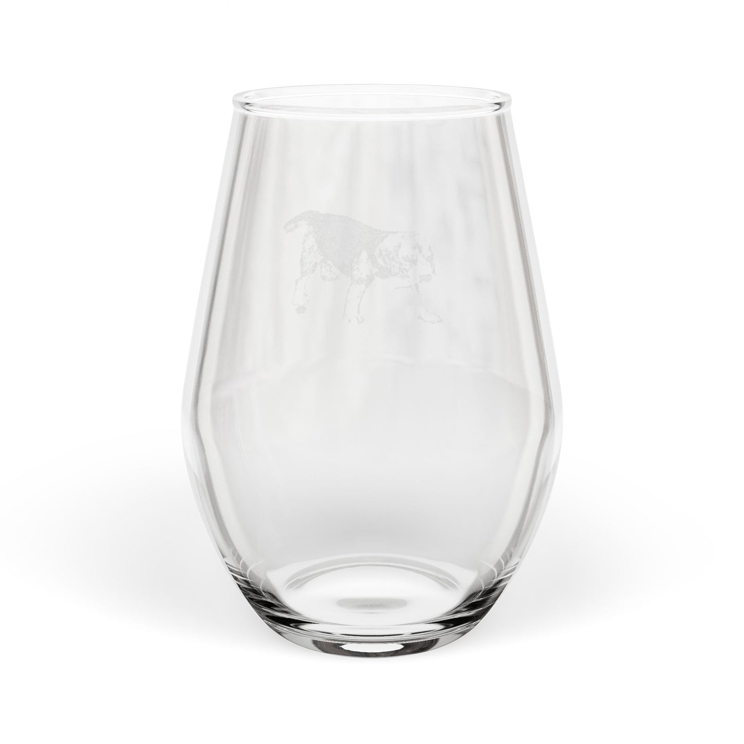 Beagle Sketch and Serve Stemless Wineglass