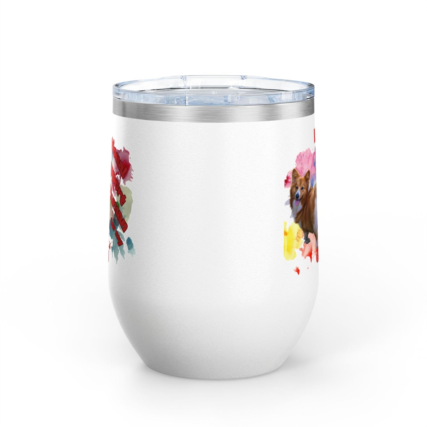 Emotional Support Human for my Corgi Wine Tumbler