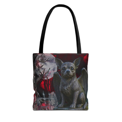 Chihuahua Angelic Gargoyle Protector Tote Bag