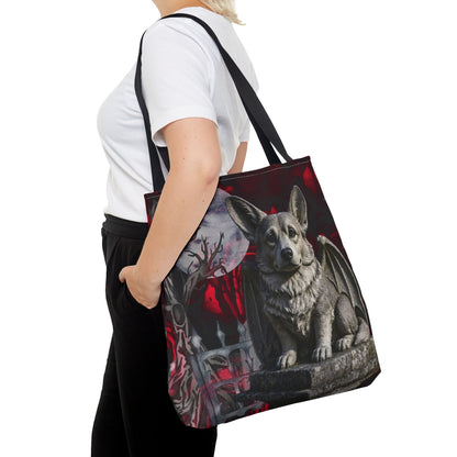 Corgi Angelic Gargoyle Protector Tote Bag