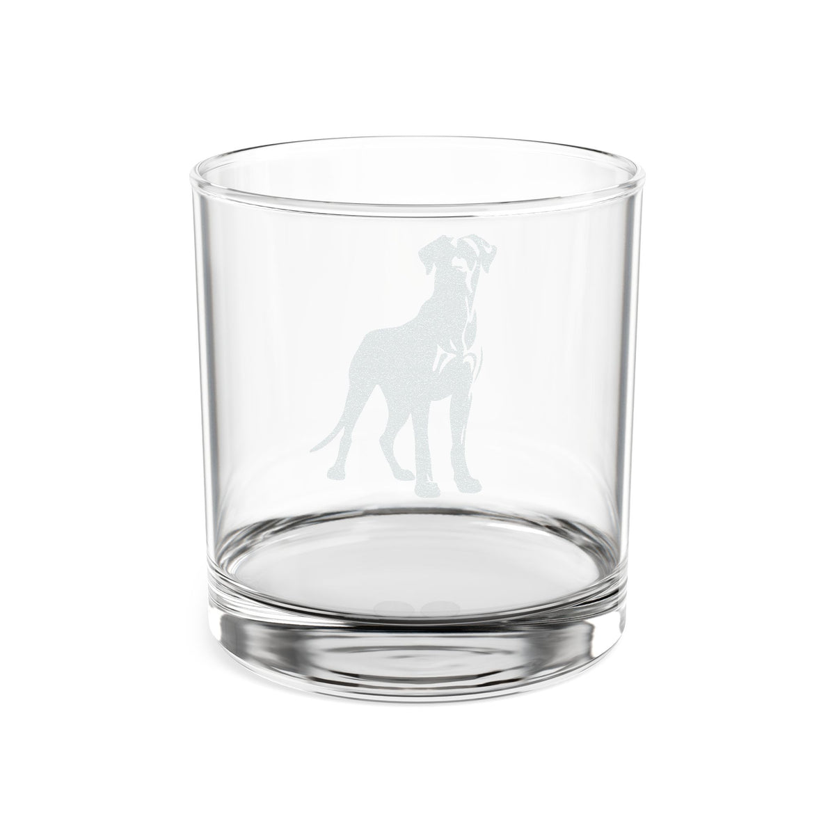 Great Dane Engraved Whiskey Glass