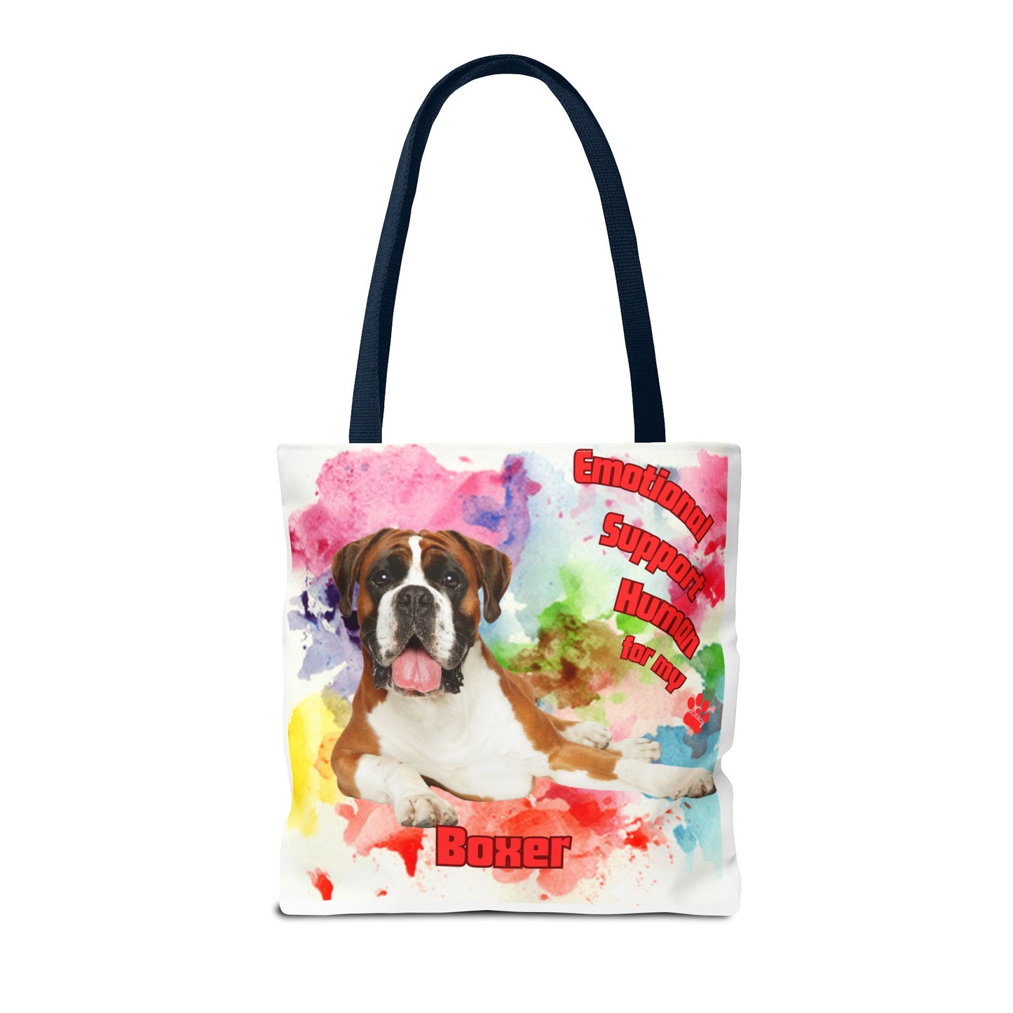 Emotional Support Human for my Boxer tote bag