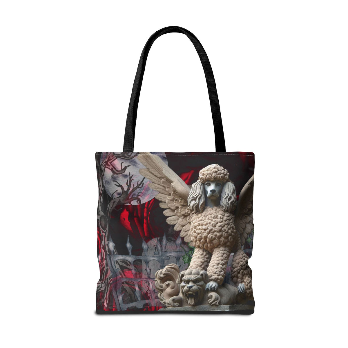 Poodle Angelic Gargoyle Protector Tote Bag