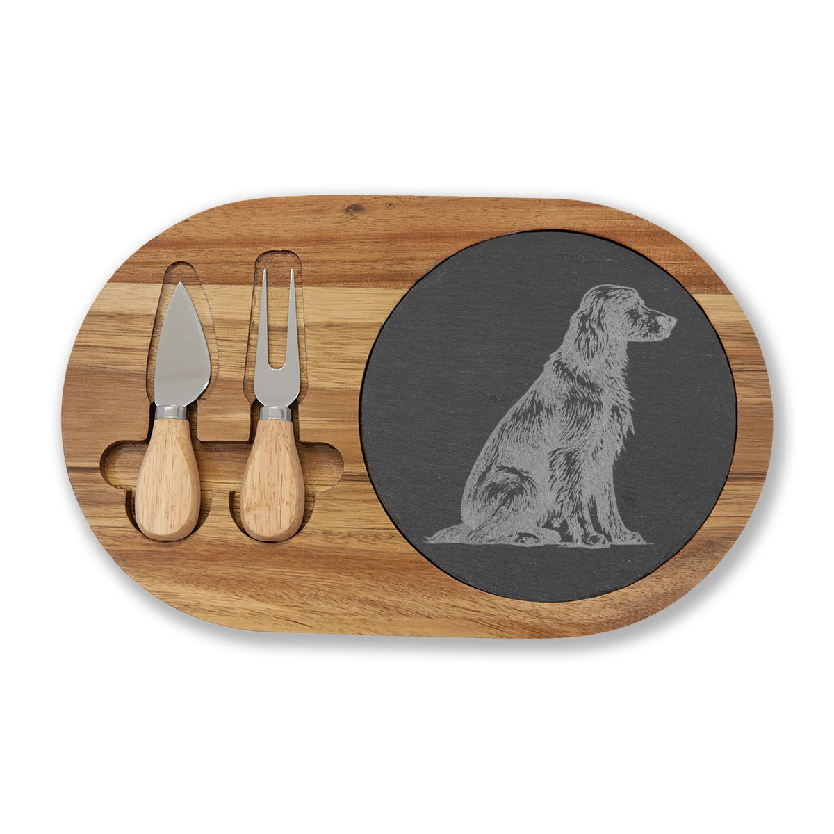 Irish Setter Engraved Charcuterie Board, Dog Lover Cheese Board & Serving Platter