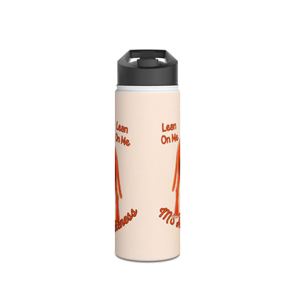 Great Dane "Lean on Me" MS Awareness Stainless Steel Water Bottle