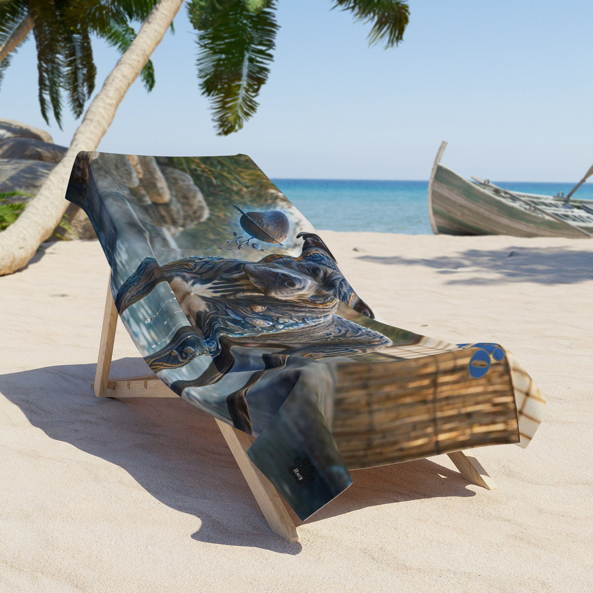 Scorpio Pitbull Elements Beach Towel