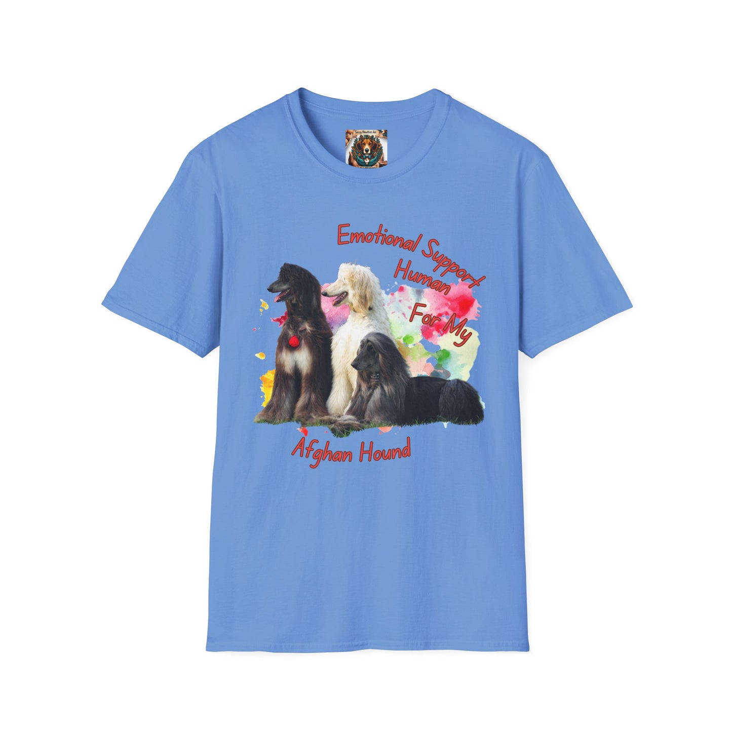 Afghan Hound Emotional Support Human T-shirt