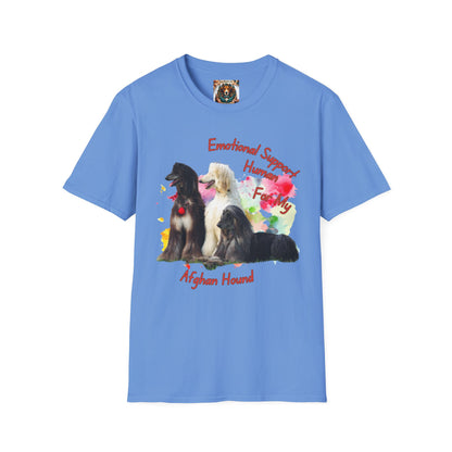 Afghan Hound Emotional Support Human T-shirt