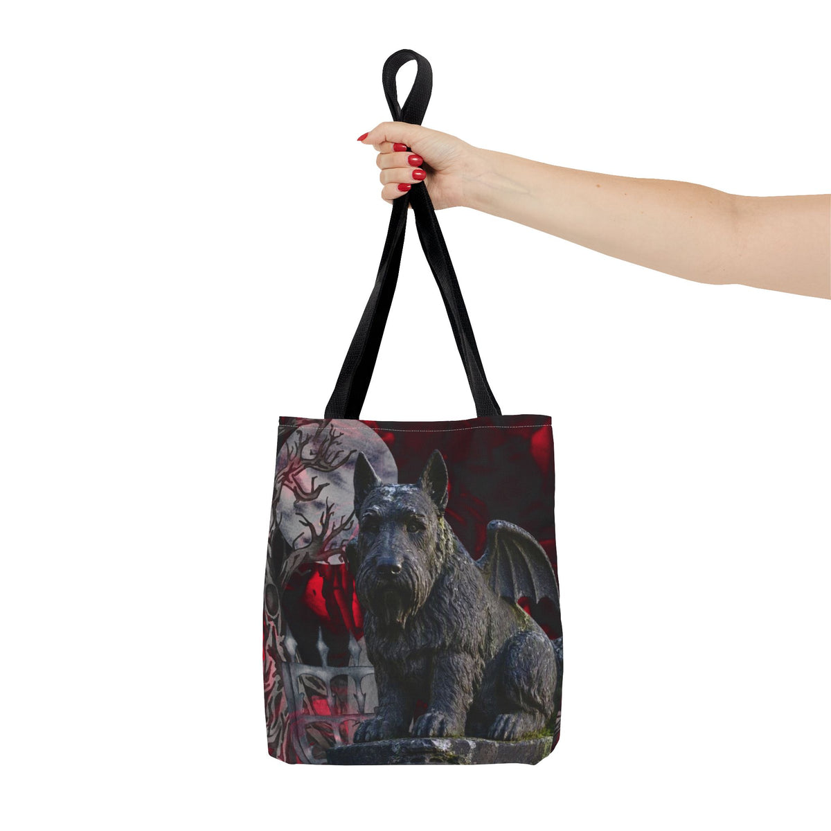 Scottish Terrier Angelic Gargoyle Protector Tote Bag