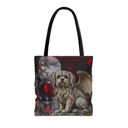 Maltese Angelic Gargoyle Protector Tote Bag