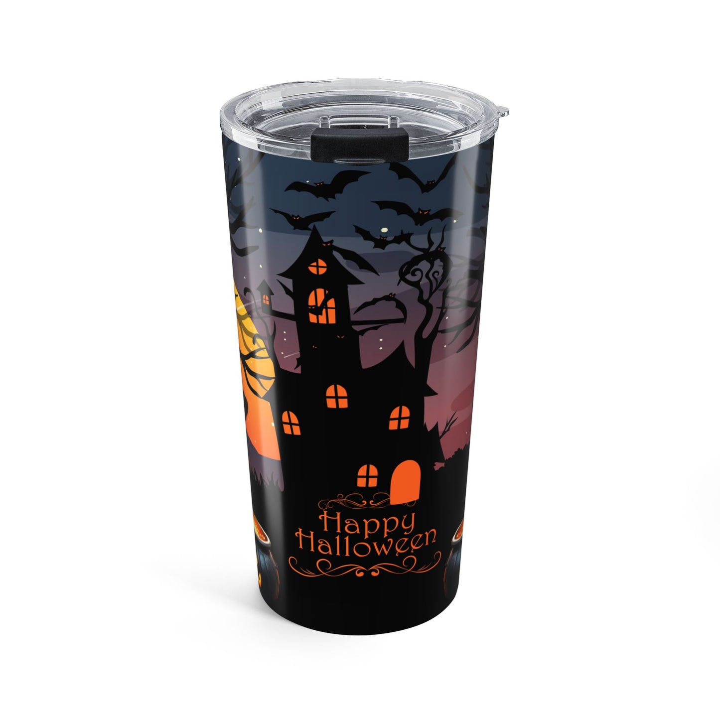 Haunted Mansion Chihuahua Halloween Drink Tumbler by Stacy Soto