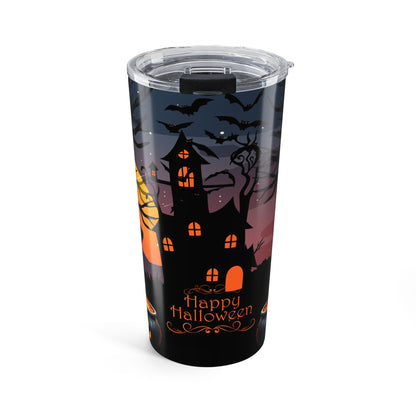 Haunted Mansion Chihuahua Halloween Drink Tumbler by Stacy Soto