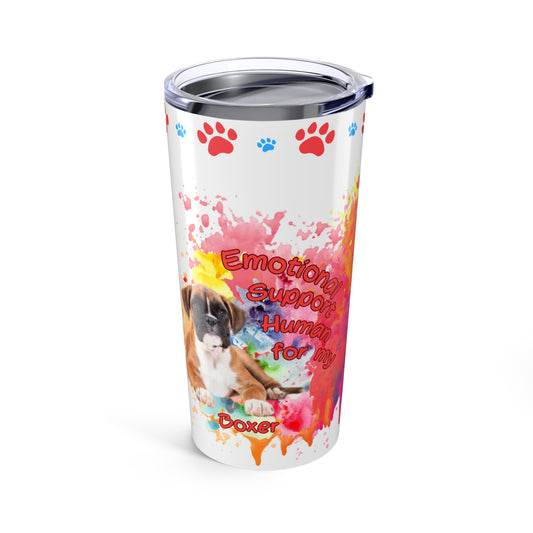 Emotional Support Human for my boxer Coffee Tumbler