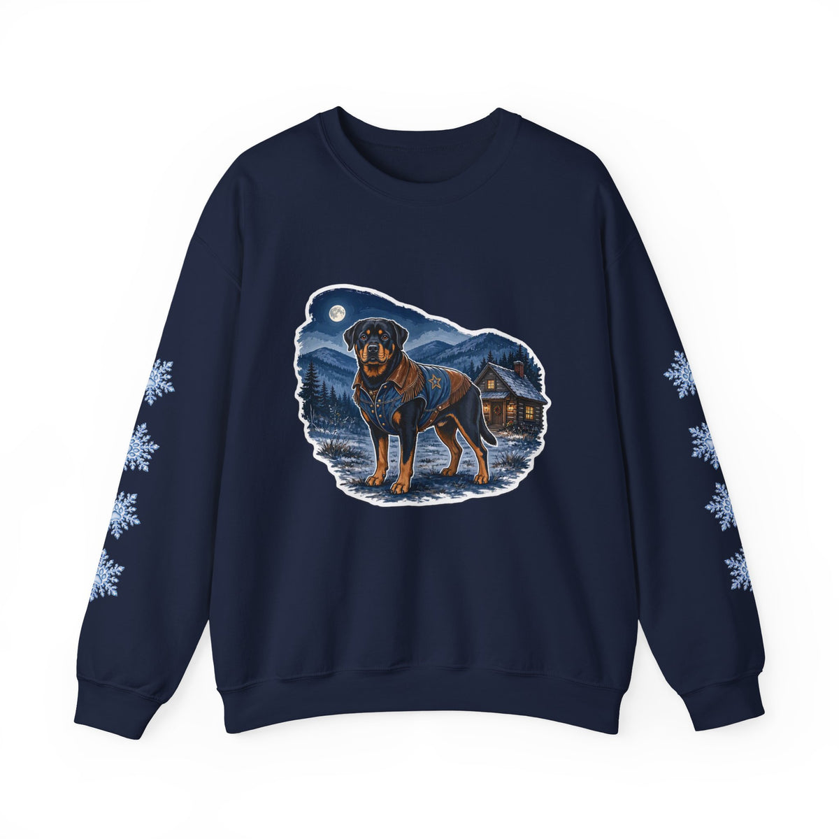 Rottweiler Smoky Mountain Christmas Sweatshirt