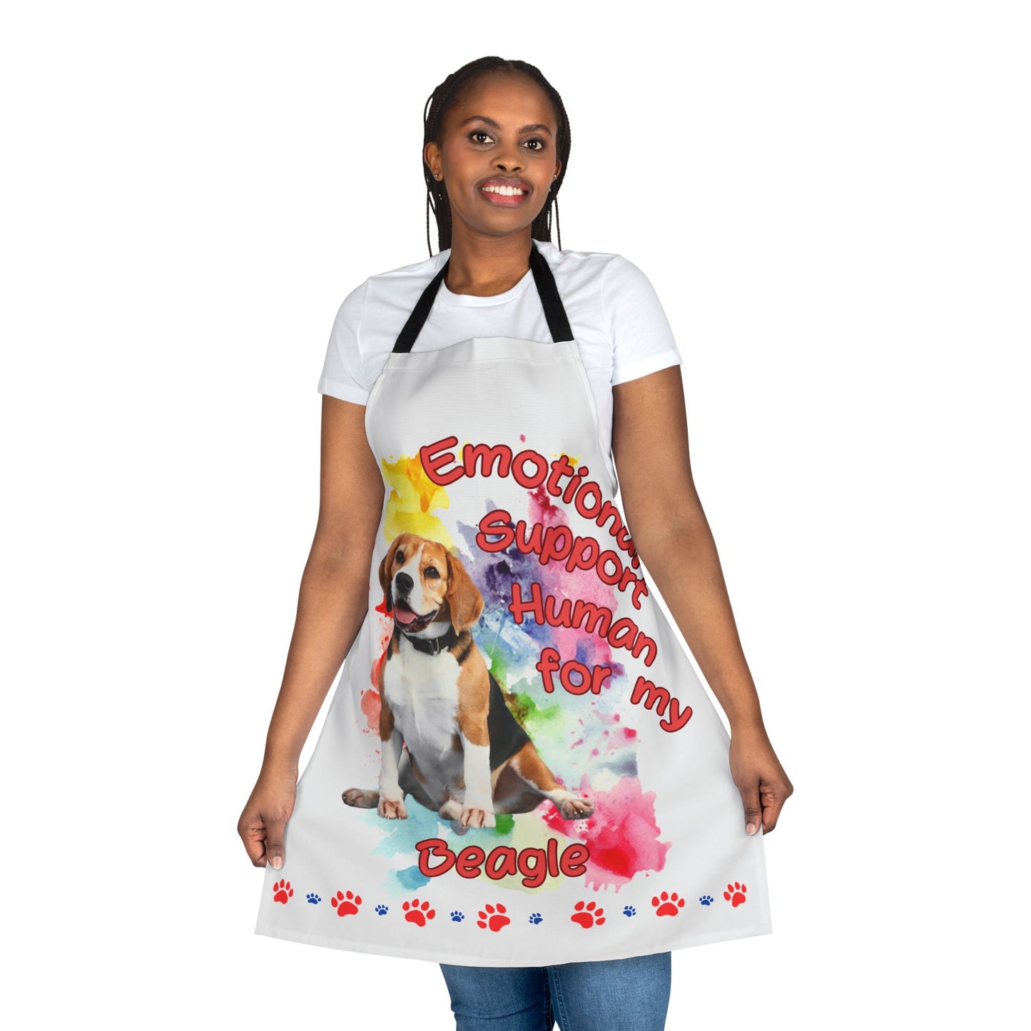 Emotional Support Human for my Beagle Apron
