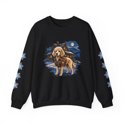 Standard Poodle Smoky Mountain Christmas Sweatshirt