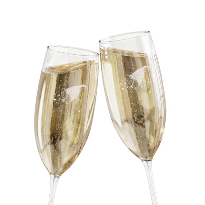 Beagle Engraved Champagne Flute