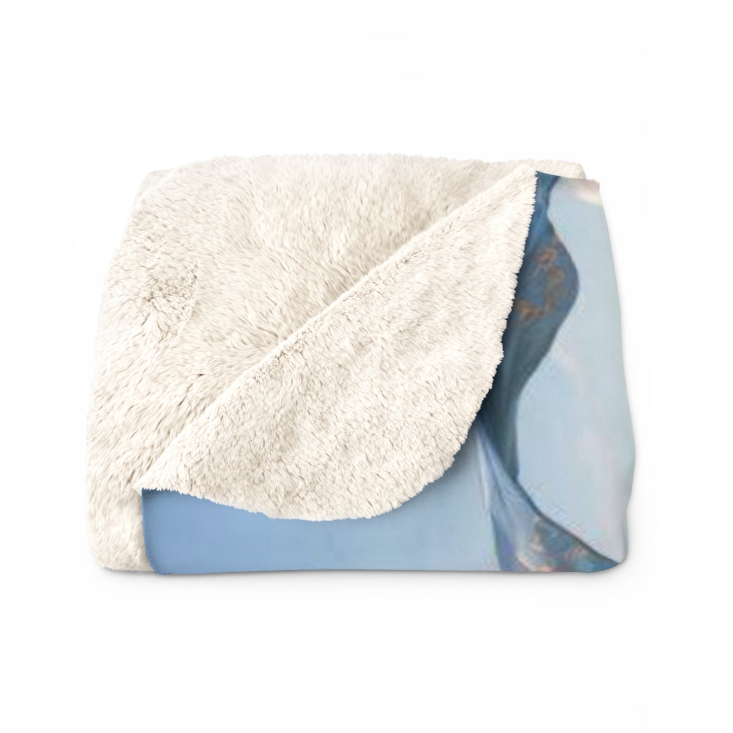 Libra Shih Tzu Warrior Sherpa Blanket