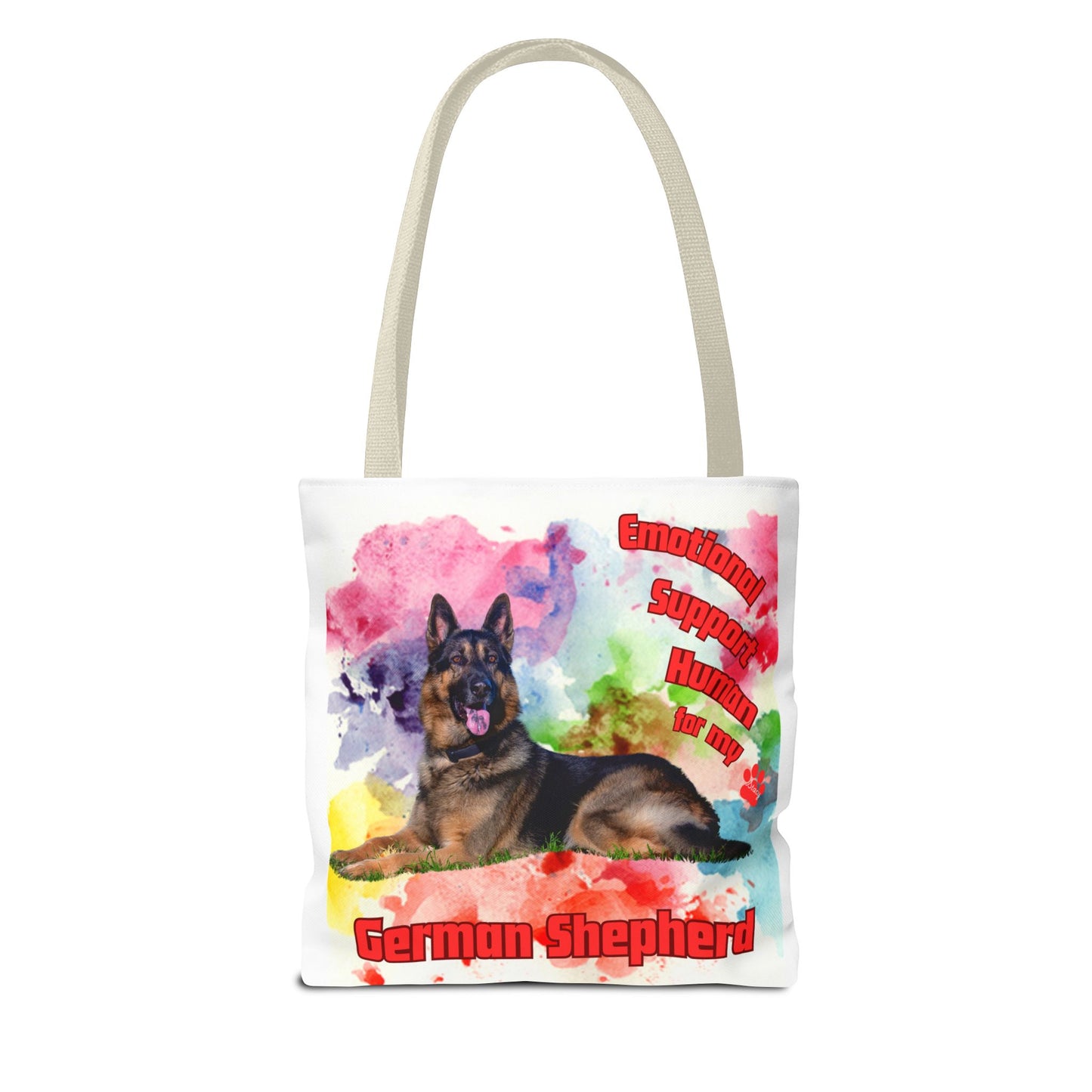 Emotional Support Human for my German Shepherd Totebag