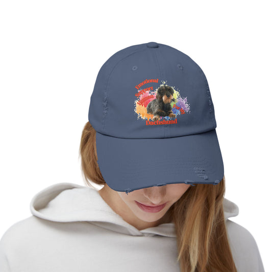 Emotional Support Human for my Dachshund wire haired hat