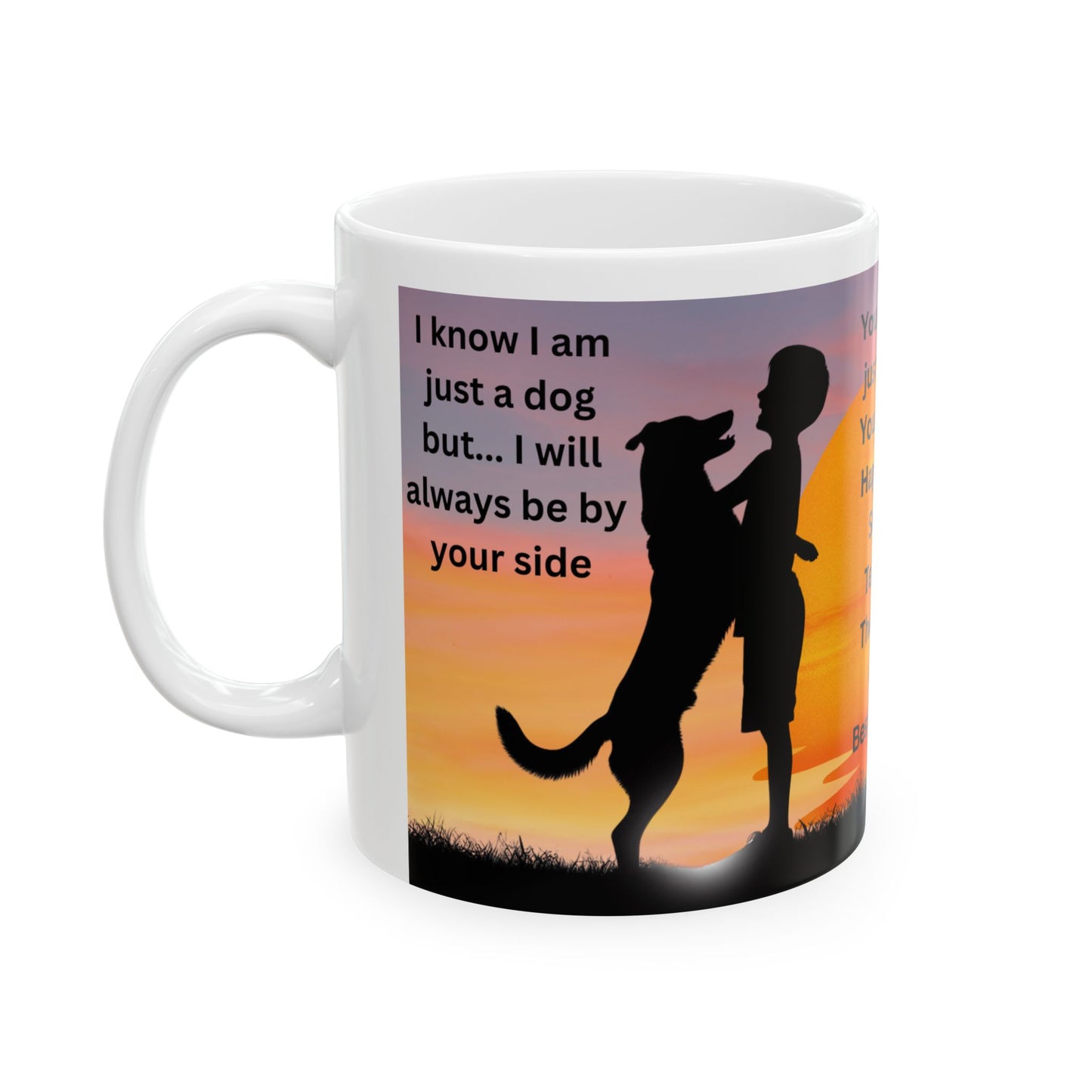 Hug a Dog Day  Ceramic Mug, 11oz