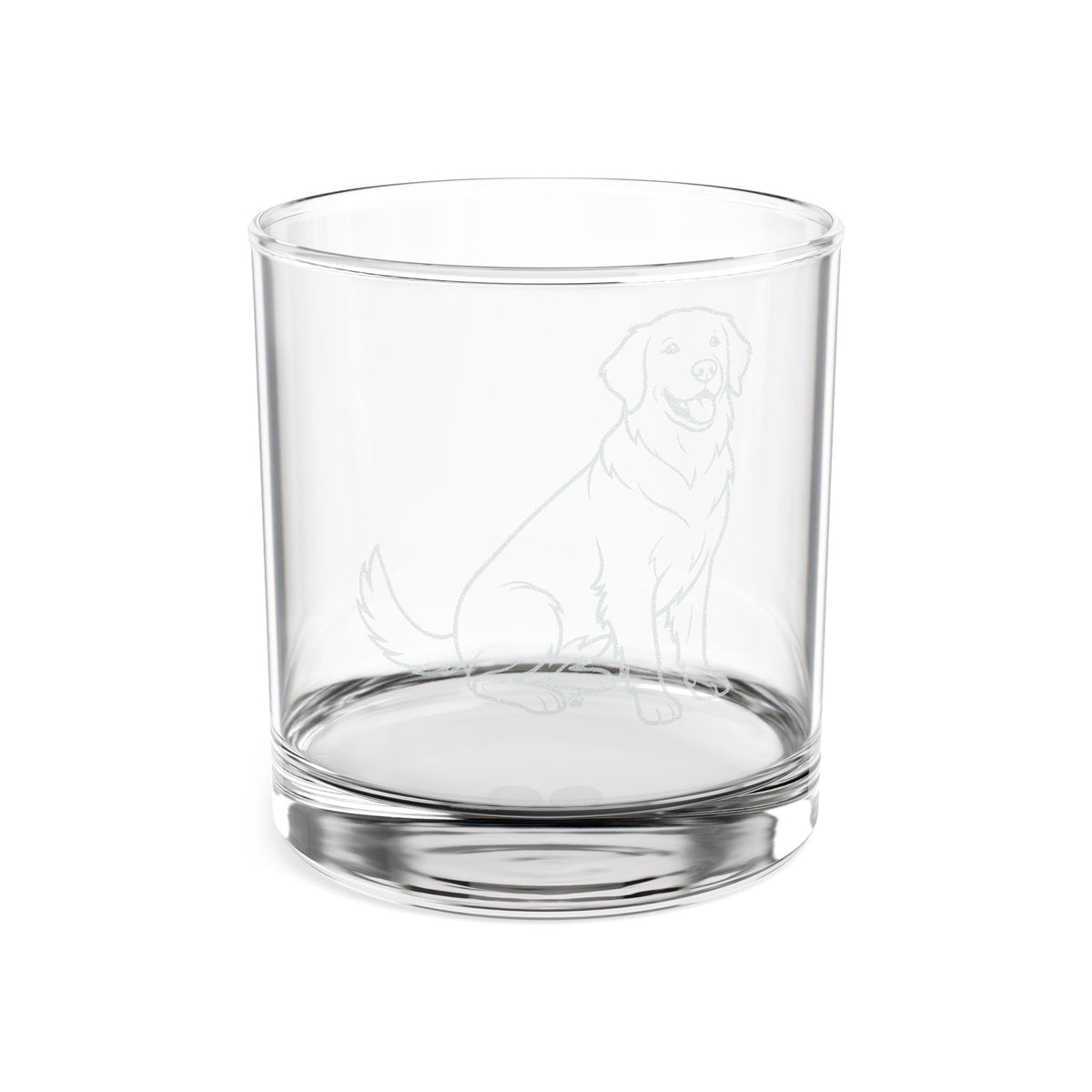 Golden Retriever Engraved Whiskey Glass