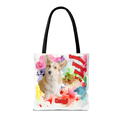 Emotional Support Human for my Corgi Tote bag
