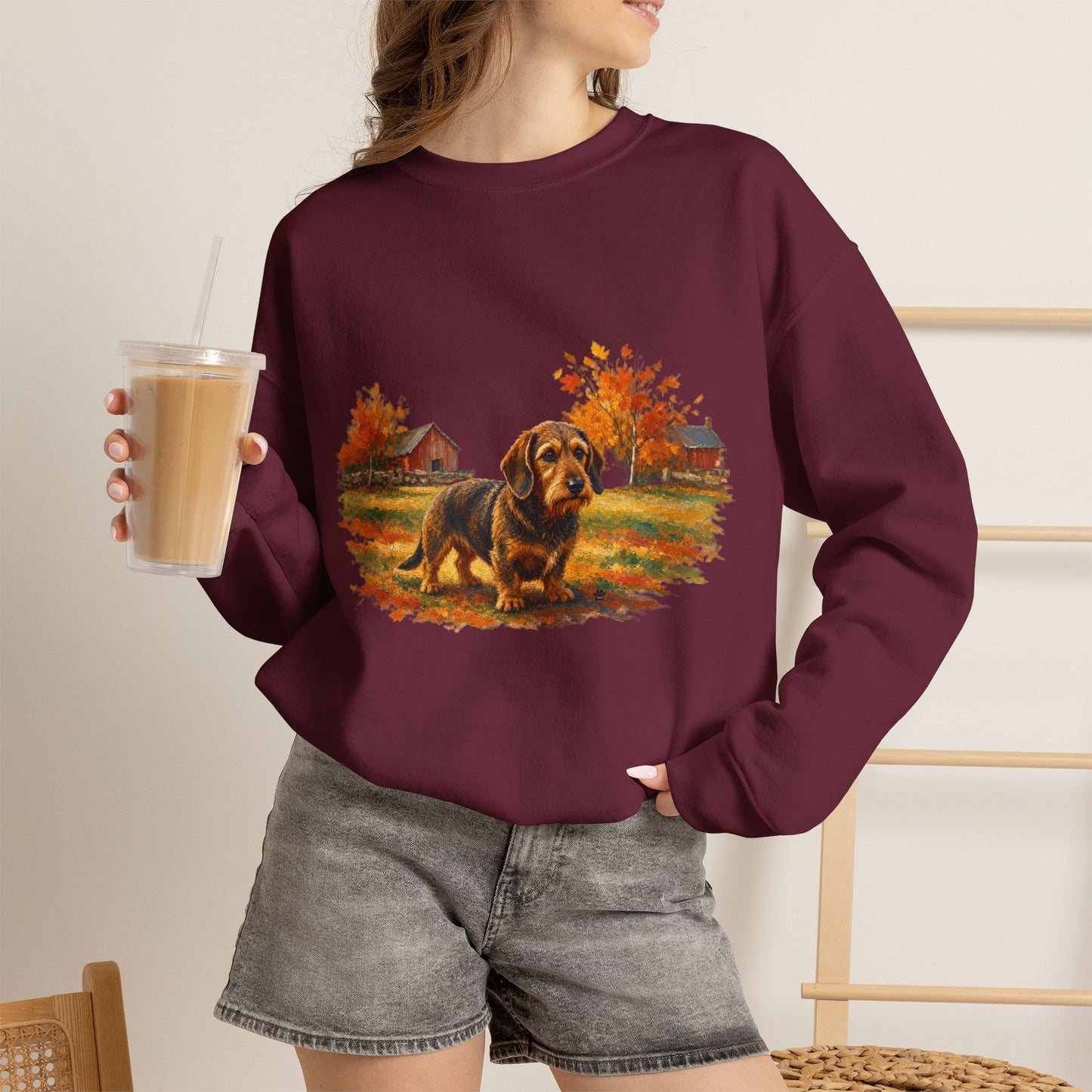 Wire Hair Dachshund Sweater Weather Sweatshirt