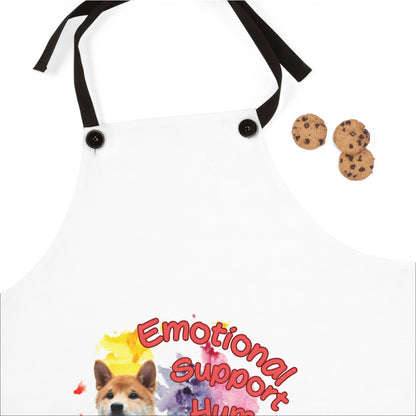 Emotional Support Human for my Shiba Inu Apron