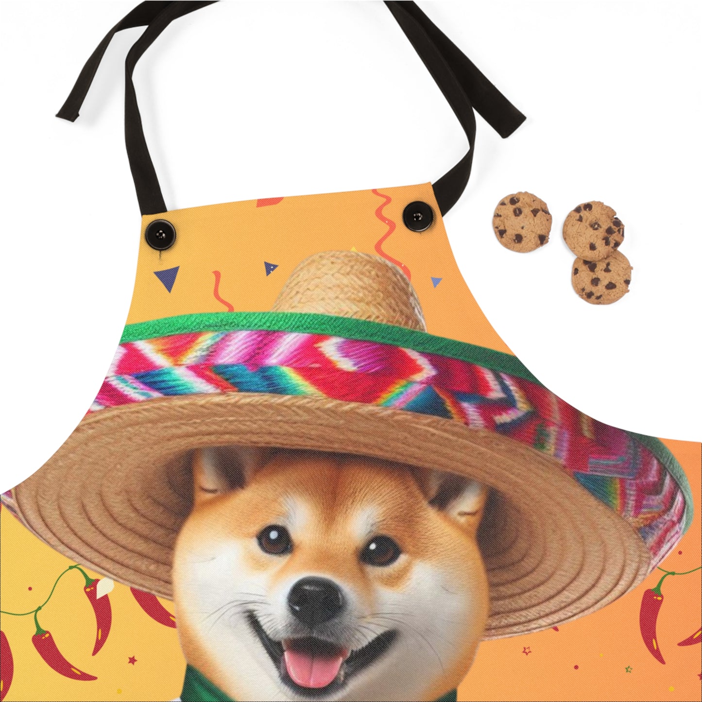 Fiesta Shiba Inu Chef Apron