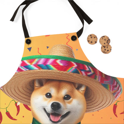 Fiesta Shiba Inu Chef Apron