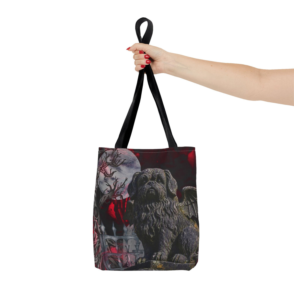 Shih Tzu Angelic Gargoyle Protector Tote Bag