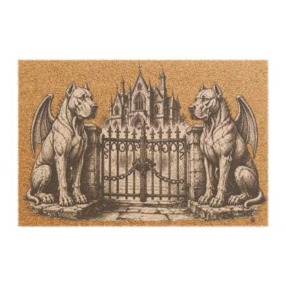 Great Dane Gargoyle Angel Gothic Protector Welcome Mat